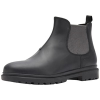 Geox Herren U ANDALO Ankle Boot, Black/DK Grey, 43 EU