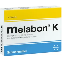 Melabon K bei Kopfschmerzen und Zahnschmerzen 20 St Tabletten