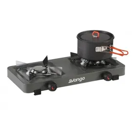 Vango Blaze Double Gaskocher, 2-flammig, grau