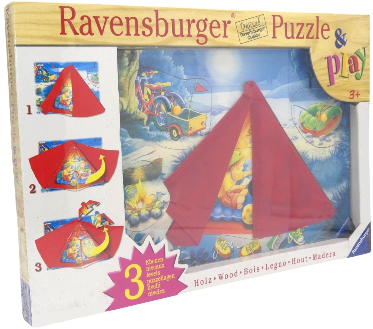 Ravensburger Zeltpuzzle 038046 Holzteile NEU OVP