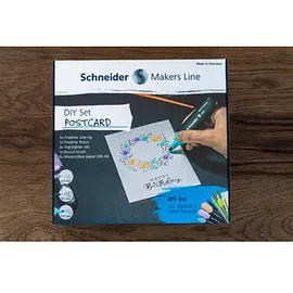 Schneider Postkarten weiß DIY Set, 1 Set