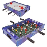 Best Sporting Mini Tischkicker 2 in 1 Fußball und Hockey I Kickertisch klein für das Tischfussball Kinder Match I Mini Kicker Tischfussball mit 12 Spielern und 2 Bällen I Mini Football Game