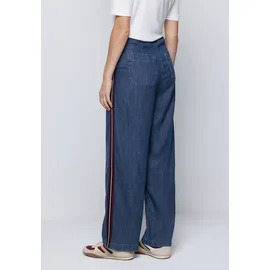 street one studio Jeans, mit Gallonstreifen soft indigo washed, 29 - 29W / 30L