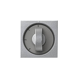 Abdeckung mit Knebel für Drei-Stufen-Schalter (alu)