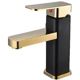 Aufsatzarmatur Für Warm- Und Kaltwasser, Goldene Badarmatur, Waschbecken, Goldene Waschtischarmaturen
