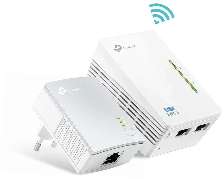 TP-Link TL-WPA4220 KIT AV600 300Mbps WLAN WiFi 600Mbps Powerline Adapter weiß