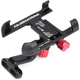 YIWENG Fahrrad Vorbau Handyhalterung Aluminiumlegierung 360° Rotation MTB Fahrrad Rennrad Vorbau Handyhalter,Fahrrad-Telefonhalterung aus Aluminium