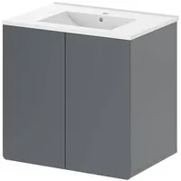 Vicco Waschbeckenunterschrank Izan, Grau