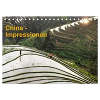 Calvendo China-Impressionen (Tischkalender 2026 DIN A5 quer), CALVENDO Monatskalender