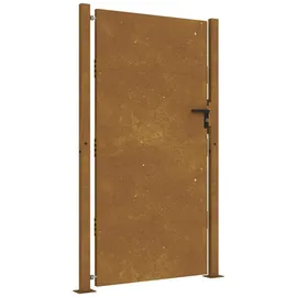 vidaXL Gartentor 105 x 205 cm Cortenstahl/Braun