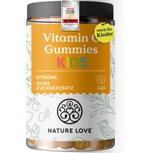 Nature Love Nature Love® Vitamin C Gummies – 120 Stück 120mg pro Tagesdosis Gummibärchen 91% Fruchtanteil 264 g Bonbons