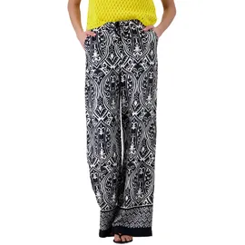 Monari Palazzohose Regular fit Schwarz 42