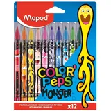 Maped Fasermaler COLOR'PEPS MONSTER, 12er Kartonetui