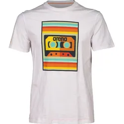 ARENA Herren Shirt MENS T-SHIRT SOLID COTTON, WHITE-MUSIC 103, M