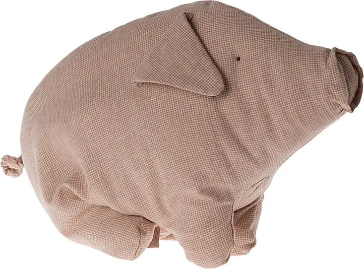 Maileg Schwein Polly Pork Stofftier 16 cm Medium - Rosa Plüsch, Kuscheltier, Handgenäht