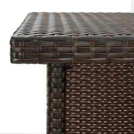 vidaXL Eck-Bartisch 100 x 50 x 105 cm Braun