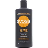 Syoss Repair Shampoo 440ml für trockenes strapaziertes Haar verhindert Haarbruch