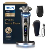 Philips XP9402/11 Elektrorasierer i9000 Prestige Ultra Anthrazit (NanoTech Dual Precision-Klingen, Dreifach-Lift & Cut-System, Reinigungsstation: Nein)
