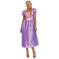 Disguise Disney-Prinzessin-Rapunzel-Kostüm für Erwachsene, offizielles Disney-Produkt, perfekt für Halloween und Karneval, Größe EU 12-14