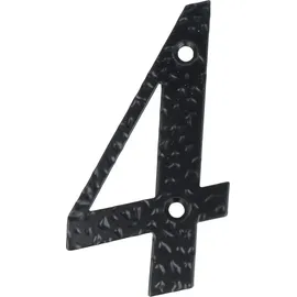 MS Beschläge Hausnummer 0-9 Buchstaben A-H Schwarz