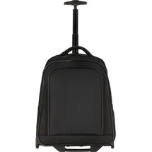 Dermata 2 Rollen Rucksacktrolley 47.5 cm Laptopfach schwarz