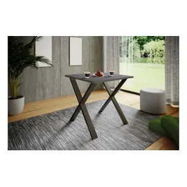 Möbel Kraft Mid.you 80 x 76 x 80 cm schwarz