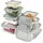 classbach Glasbehälter mit Deckel, 7er Set, für Mikrowelle Spülmaschine Gefrierfach Ofen geeignet, Meal Prep Boxen, mit Dampfventil, Frischhaltedosen Glas, C-FHD 4010 G