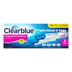 Clearblue Schwangerschaftstest Triplecheck Ultra-früh