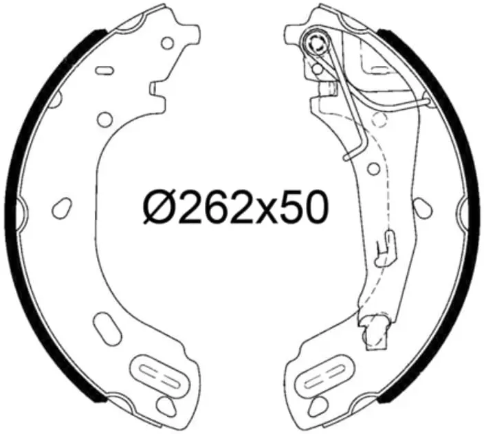 Bremsbackensatz VALEO 564306