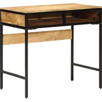 VidaXL Schreibtisch 80x50x75 cm aus massivem Holz mit rohem