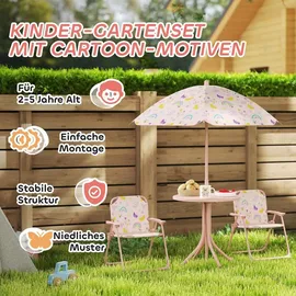 aiyaplay Kindersitzgruppe 4-tlg. Rosa