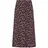 Oxmo Midirock Damen Floral Lila/Pink 40