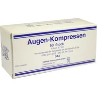 KERMA Verbandstoff GmbH Augenkompressen 5,8 x 7 cm