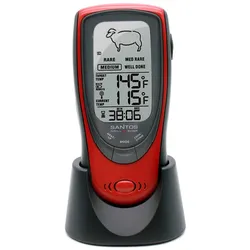 SANTOS Ersatz Empfänger für Digitales Funk & Audio Thermometer für 2 Fühler