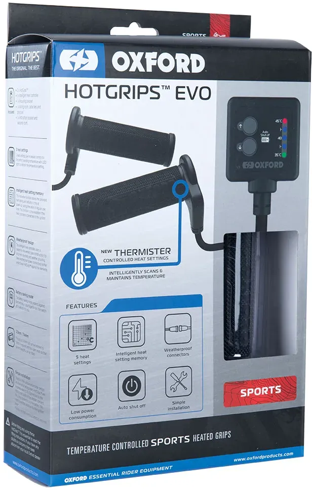 Oxford HotGrips Evo, poignées chauffantes