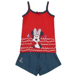 Sommerpyjama Minnie Mouse Dunkelblau – Süße Träume in magischer Nachtwäsche