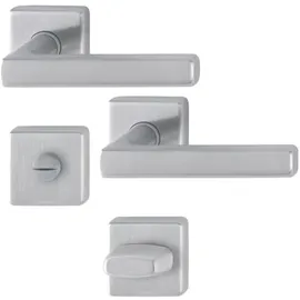 HOPPE Rosettengarnitur WC Edelstahl F69