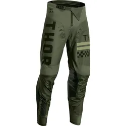 Thor Pulse Combat, Textilhose Jugend - Dunkelgrün/Schwarz - 24