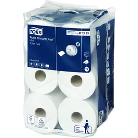 TORK Toilettenpapier SmartOne® T9 Mini 2-lagig, 12 Rollen