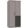 WIMEX Drehtürenschrank Cottbus 90 x 199 x 58 cm Grau/Weiß