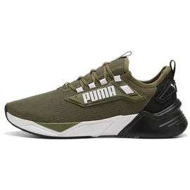 Puma Erwachsene Retaliate 3 Laufschuhe 43 Olive Black Green ┃Laufschuhe Unisex Erwachsene - 43 EU