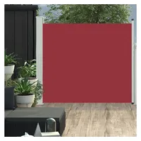 vidaXL Ausziehbare Seitenmarkise 100 x 300 cm rot 48373