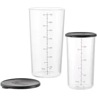 ESGE Becherset Glas 7150 400 ml und 700 ml schwarz