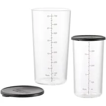 ESGE Becherset Glas 7150 400 ml und 700 ml schwarz