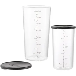 ESGE Becherset Glas 7150 400 ml und 700 ml schwarz