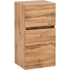 Held Held-Möbel Unterschrank Baabe Holzoptik Braun Eiche