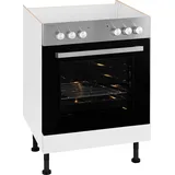 OPTIFIT Herdumbauschrank Parma 60 x 58,4 x 87 cm Weiß