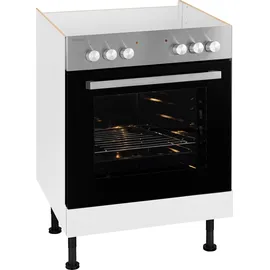 OPTIFIT Herdumbauschrank Parma 60 x 58,4 x 87 cm Weiß