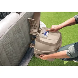 Intex PureSpa Chevron Deluxe Square 211 x 71 cm Creme