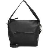 FredsBruder Feel Wild Schultertasche Leder 32 cm schwarz